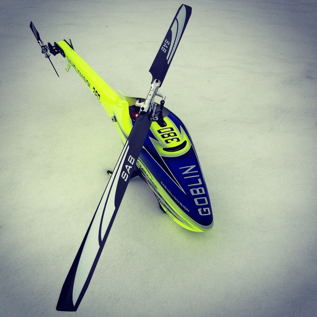Helicopter › Goblin 380 Unboxing and first 3D flight video Page 1